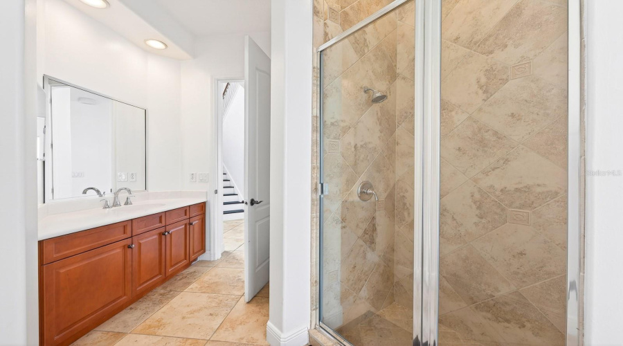 The home boasts 4 full Bathrooms, 2 on each floor.