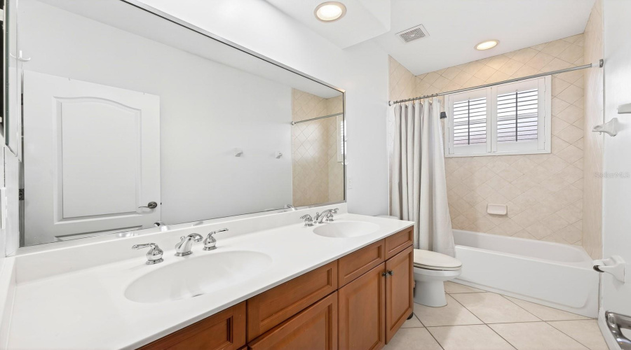 The home boasts 4 full Bathrooms, 2 on each floor.