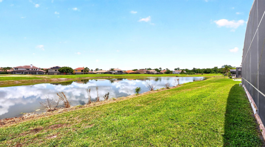 Enjoy taking in SCENIC VIEWS of the Providence Golf Club's picturesque water feature.