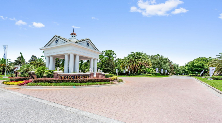 Residents of Providence enjoy an INCREDIBLE ARRAY OF AMENITIES, including a championship golf course, clubhouse, fitness center, resort-style pools, water park, playgrounds, walking trails, tennis courts, and 24-hour guarded security.