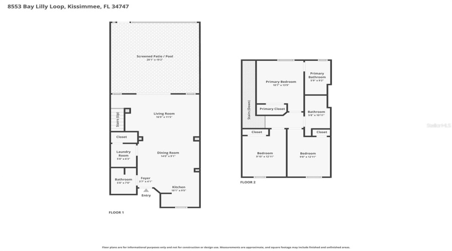 KISSIMMEE, Florida 34747, 3 Bedrooms Bedrooms, ,2 BathroomsBathrooms,Residential,For Sale,BAY LILLY,0,MFRO6412829