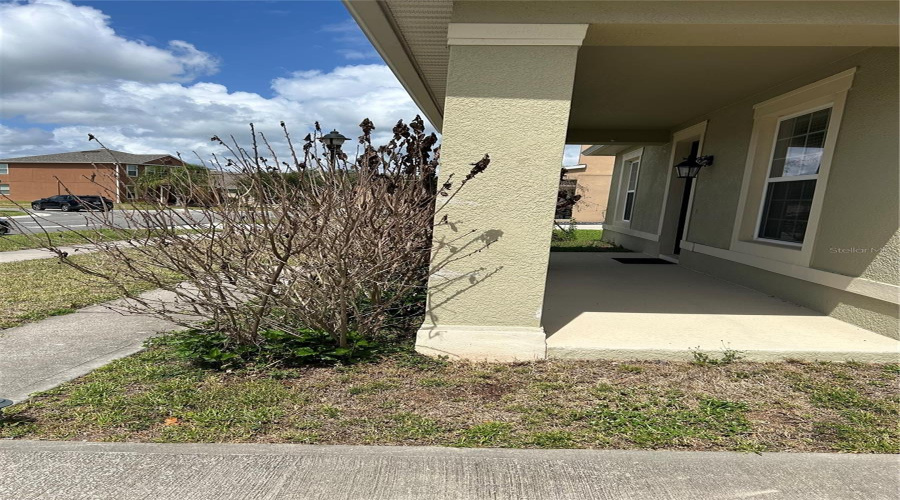 SIDE OF PORCH