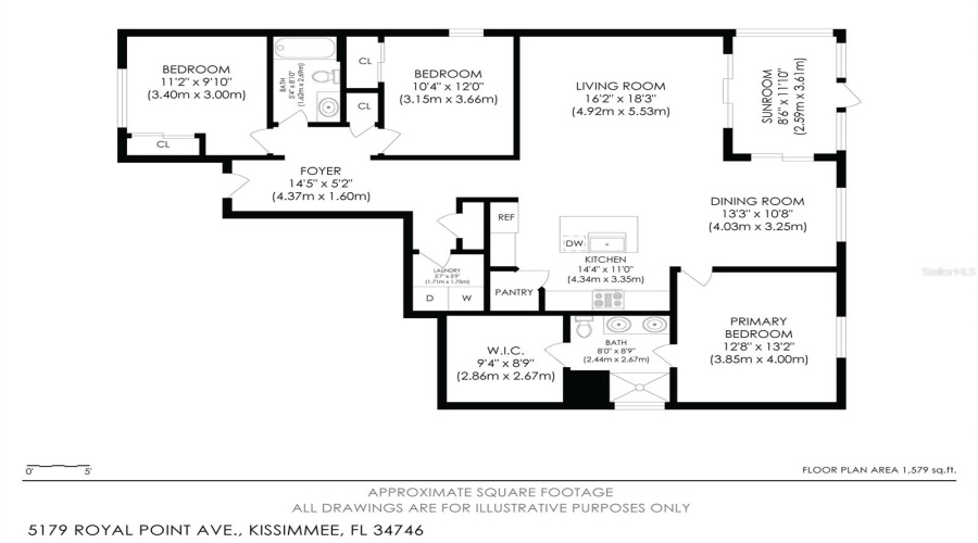 KISSIMMEE, Florida 34746, 3 Bedrooms Bedrooms, ,2 BathroomsBathrooms,Residential,For Sale,ROYAL POINT,0,MFRO6413455