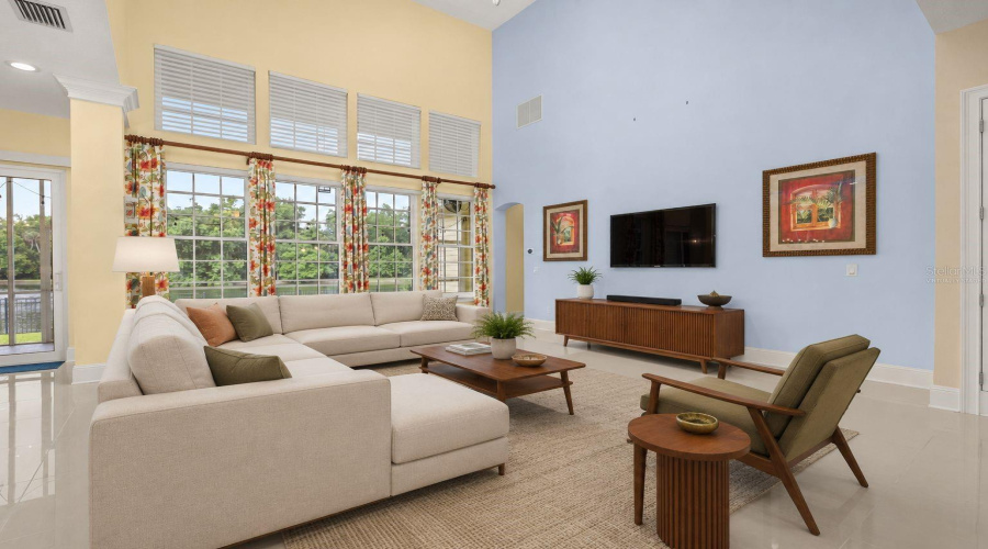 Family Room - virtually Staged Photo