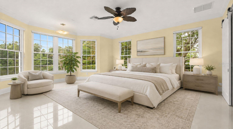 Primary Suite-Virtually Staged
