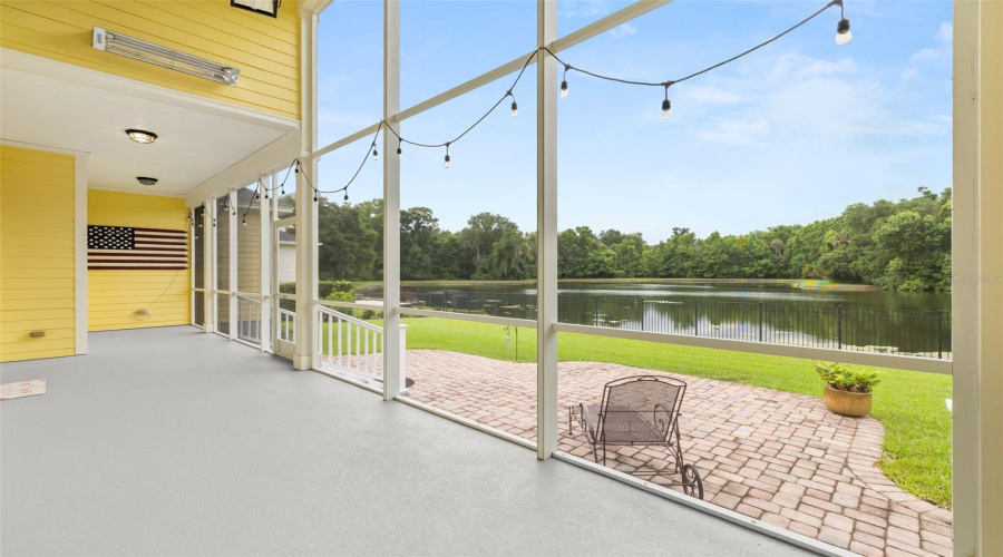 Screened Back Porch Covered Patio