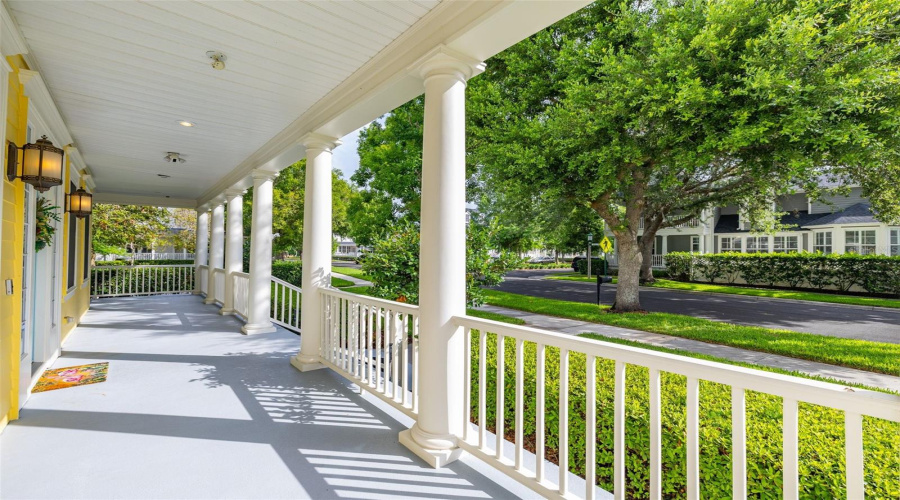FULL FRONCH PORCH WITH WRAP AROUND PORCH