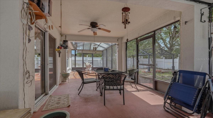 Rear porch