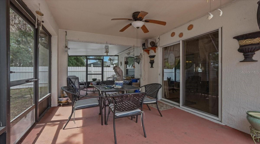 Rear porch