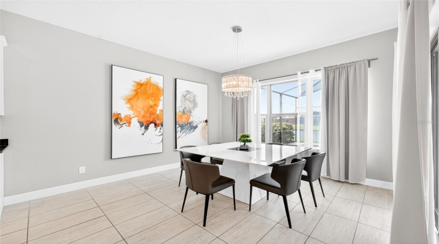 Breakfast area