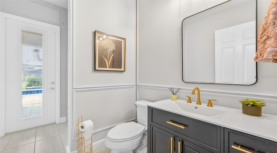 First Floor - Full Bath (pool access)