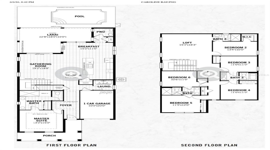 KISSIMMEE, Florida 34747, 6 Bedrooms Bedrooms, ,4 BathroomsBathrooms,Residential,For Sale,CAROLINE BAY,0,MFRO6410893