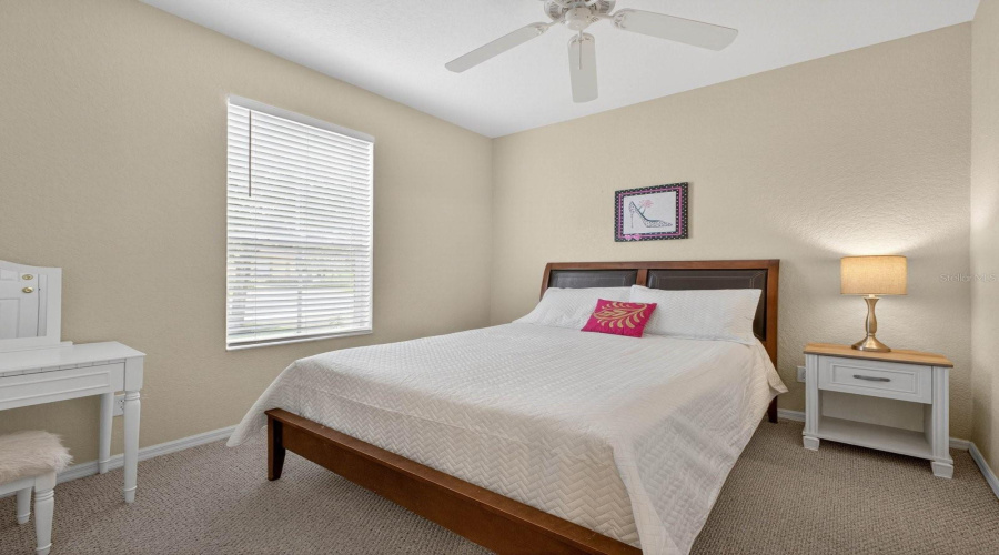 Bedroom with ensuite on the first floor.