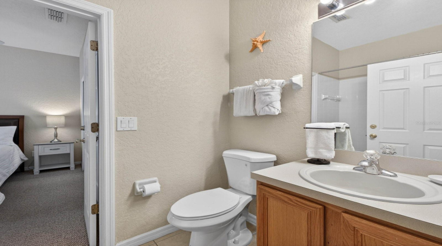 Full bath downstairs.