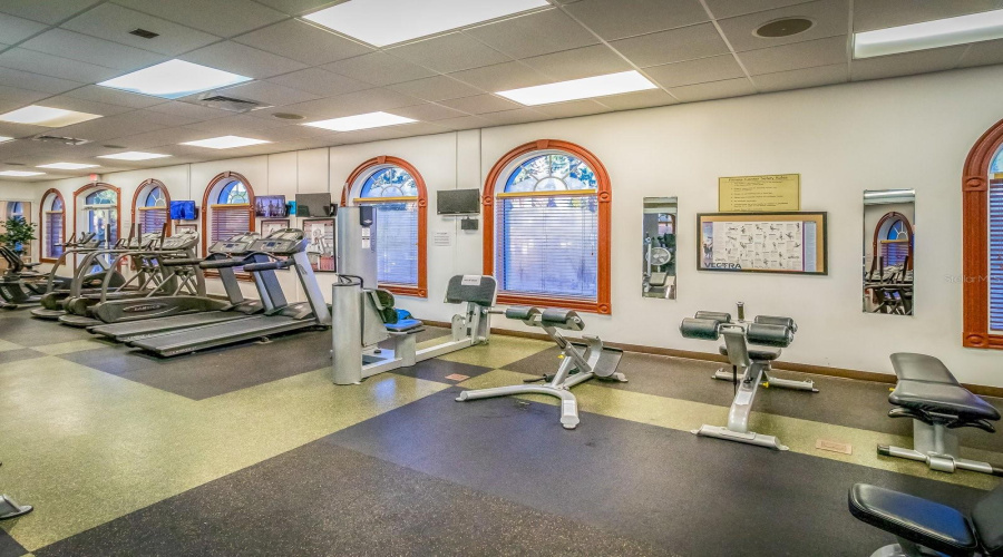 Gym facility at Regal Palms
