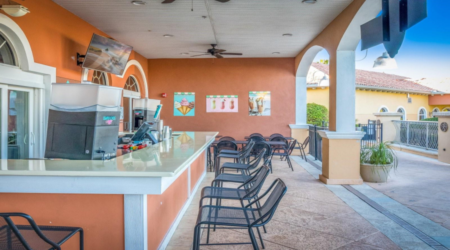 Snack bar at Regal Palms Pool area