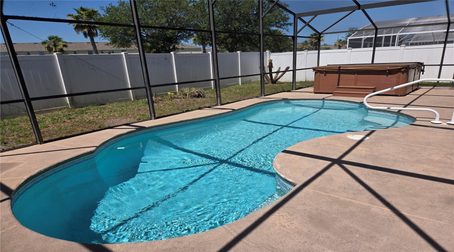 Beautiful cleaned pool