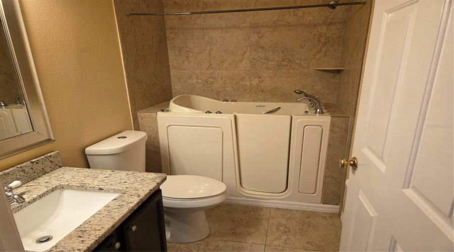 Second Bathroom with walk-in tub