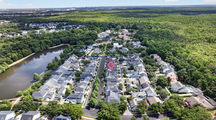 Aerial View to North