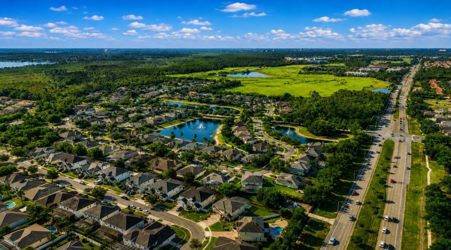 ARIEL VIEW OF COMMUNITY