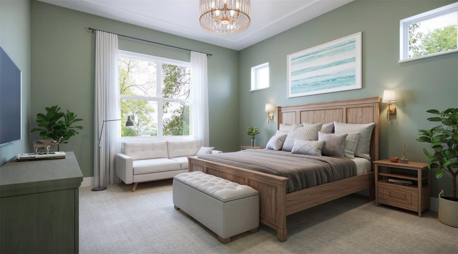 Virtual Primary Bedroom
