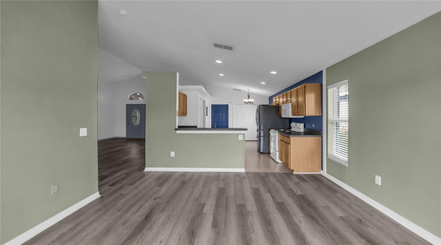 Family Room & Kitchen