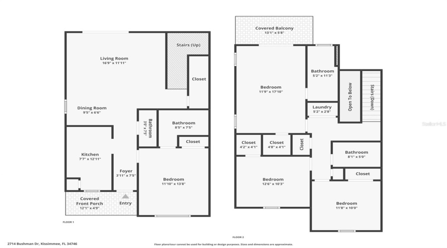 KISSIMMEE, Florida 34746, 4 Bedrooms Bedrooms, ,3 BathroomsBathrooms,Residential,For Sale,BUSHMAN,0,MFRS5151642