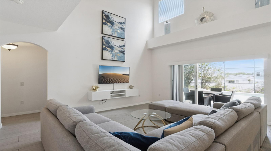 Soaring ceilings and abundant natural light.