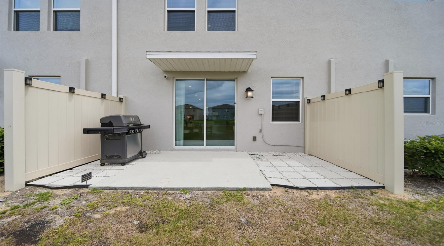 Private yard space