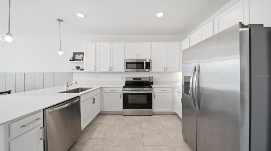 Spacious and open kitchen