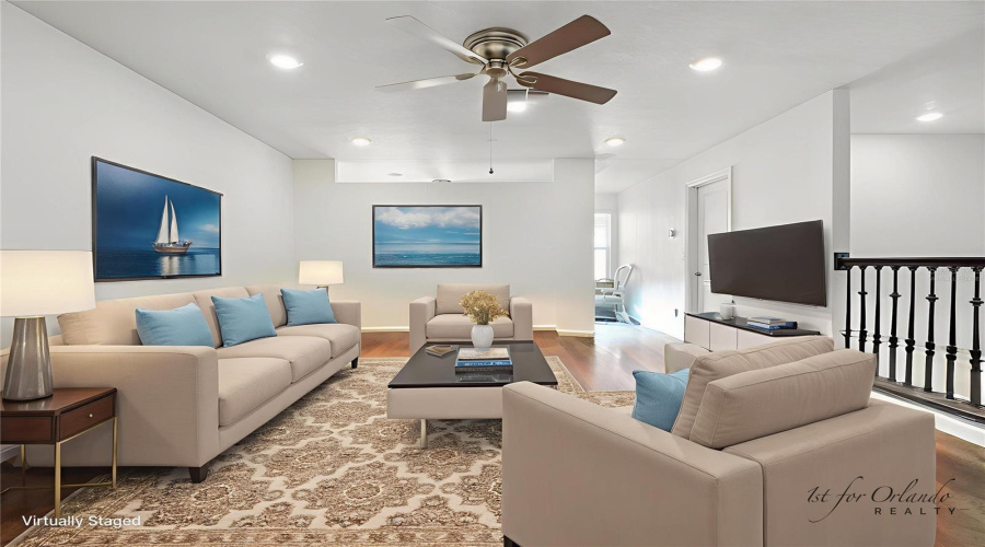 Virtually Staged loft