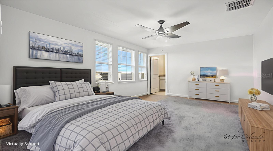 Virtually Staged Bedroom 3