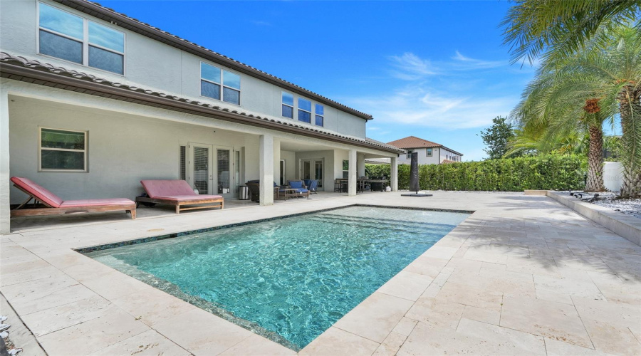 private pool area
