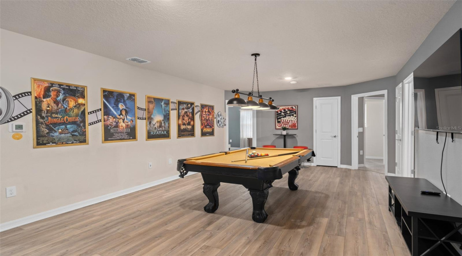 pool table room upstairs