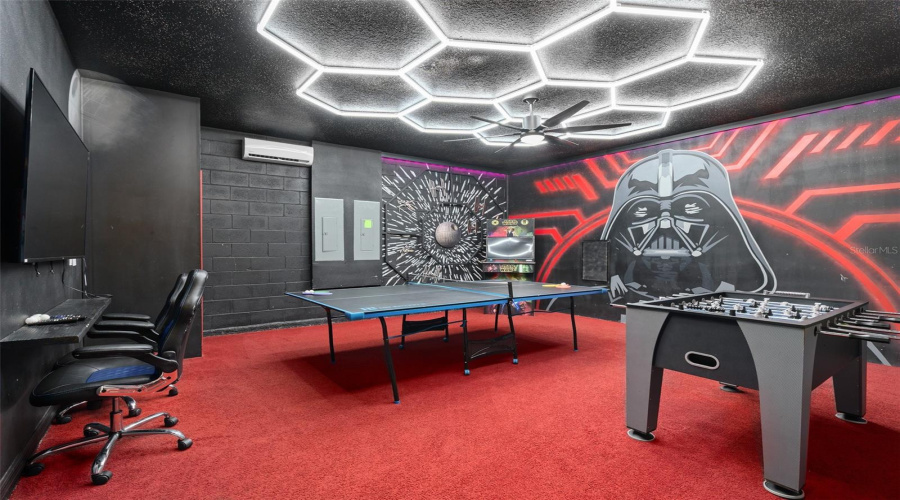 Air conditioned game room