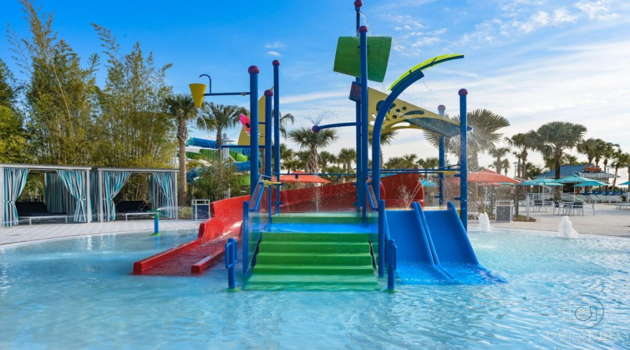 kids splash area
