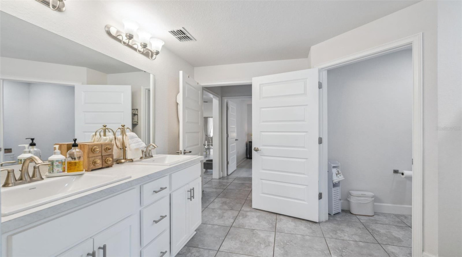 Jack and Jill bathroom