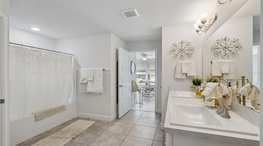 Jack and Jill bathroom
