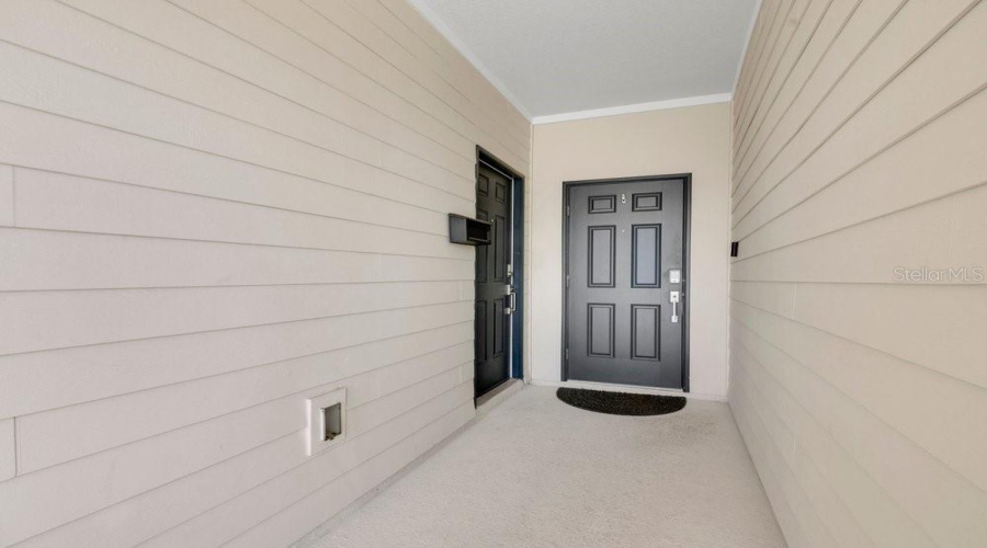 Front door entrance and Next Gen private entrance