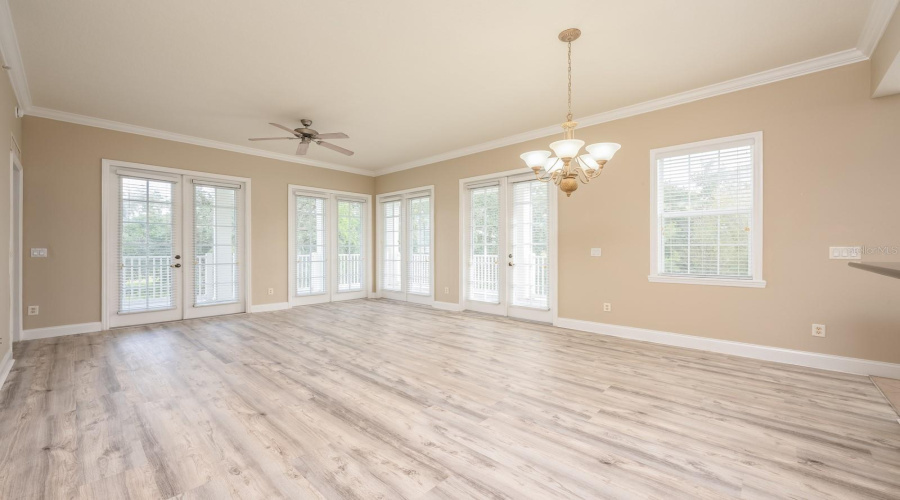 Open Living/Dining.