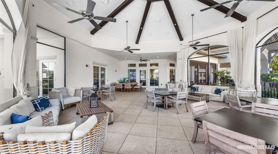 Clubhouse lanai