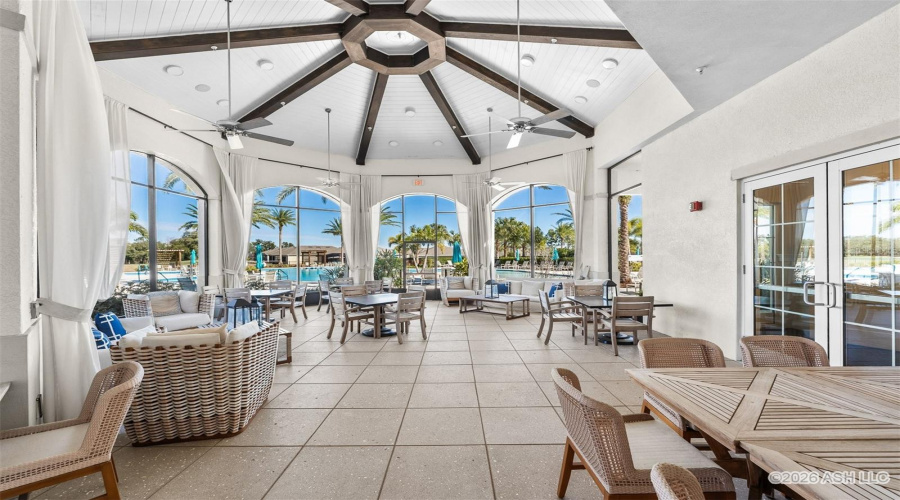 Clubhouse lanai