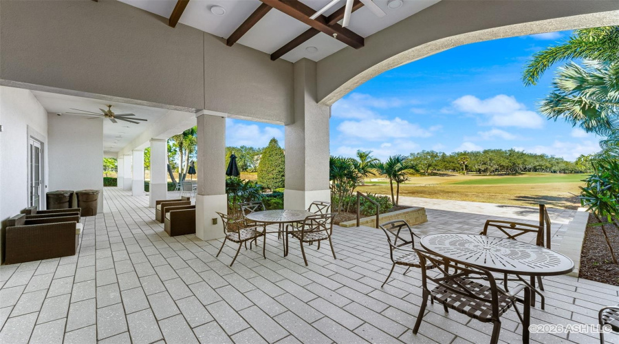 Clubhouse lanai