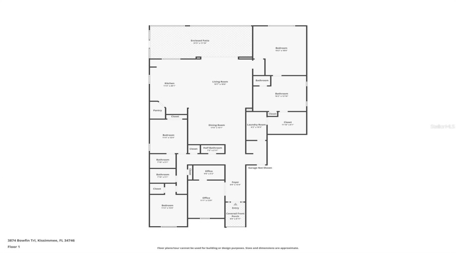 KISSIMMEE, Florida 34746, 4 Bedrooms Bedrooms, ,3 BathroomsBathrooms,Residential,For Sale,BOWFIN,0,MFRO6417193