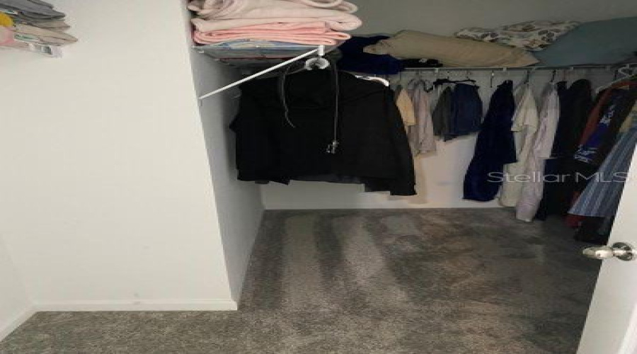 Primary first floor closet