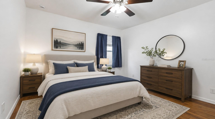 Staged Bedroom