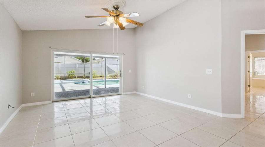 Living Room w/ Access to Backyard/Pool/Lanai