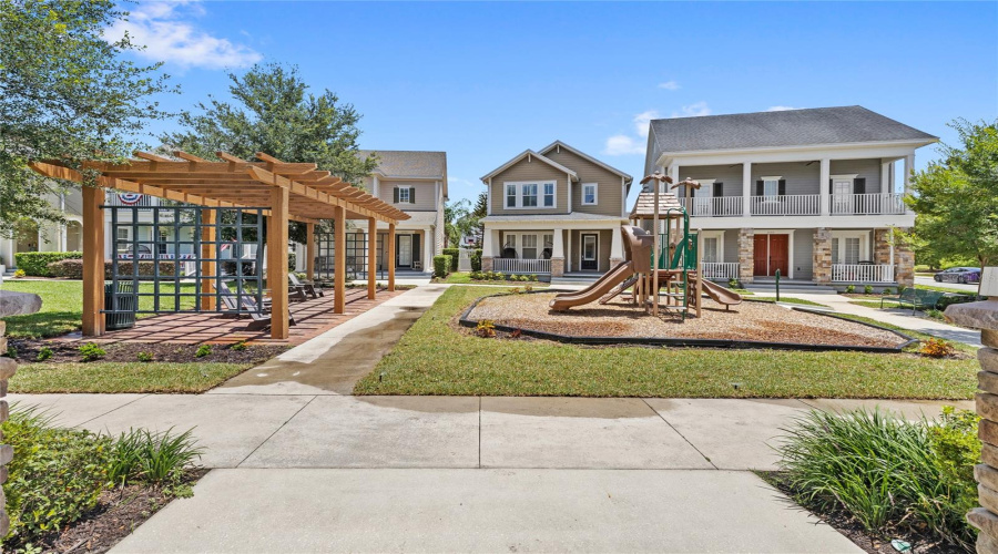Park in front of the house on the mew