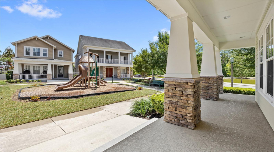 Park in front of the house on the mew