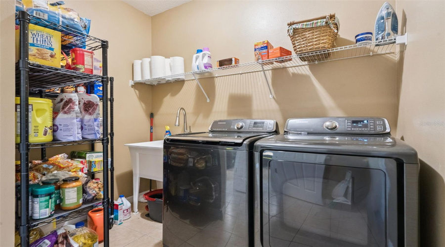 Laundry Room with slop Sink